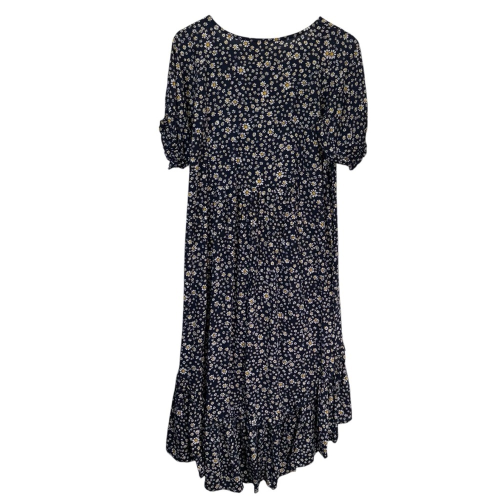 Umgee Baby Doll Black and White Floral Dress. Size S - Picture 4 of 10